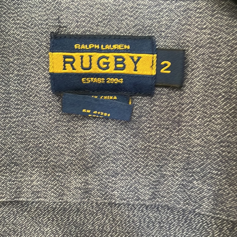 Rugby button down size 2 - Picture 2 of 4